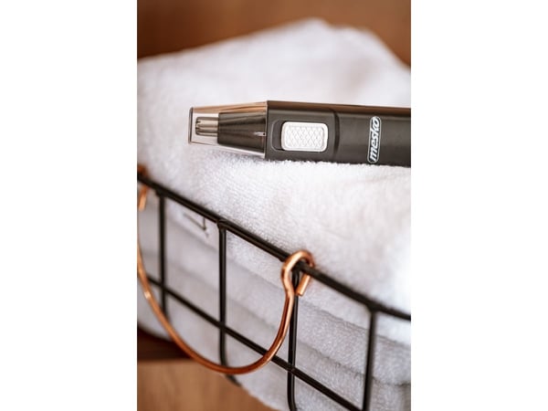 Mesko Home MS 2929, Øre, Øyenbryn, Nese, Sort, Batteri, AA, 50 g, 51 mm