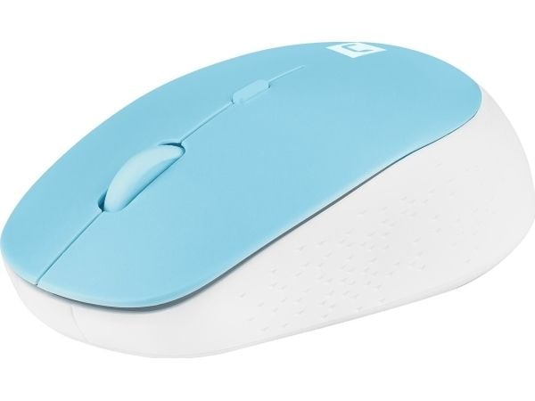 NATEC Harrier 2, Høyre hendt, Optisk, Bluetooth, 1600 DPI, Blå, Hvit