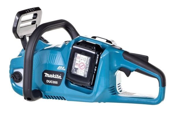 Makita DUC355PT2, Børsteløs, 35 cm, 20 m/s, 76,2 / 8 mm (3 / 8"), Sort, Blå, 0,2 l
