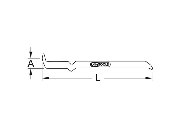 KS Tools 963.9790, Aluminium, Bronse, 1 stykker
