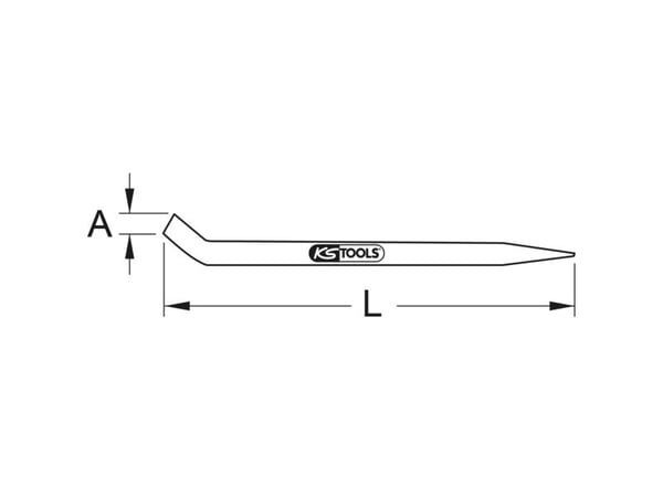 KS Tools 963.9775, 20 cm, Alumiini, Pronssi, 1 kpl