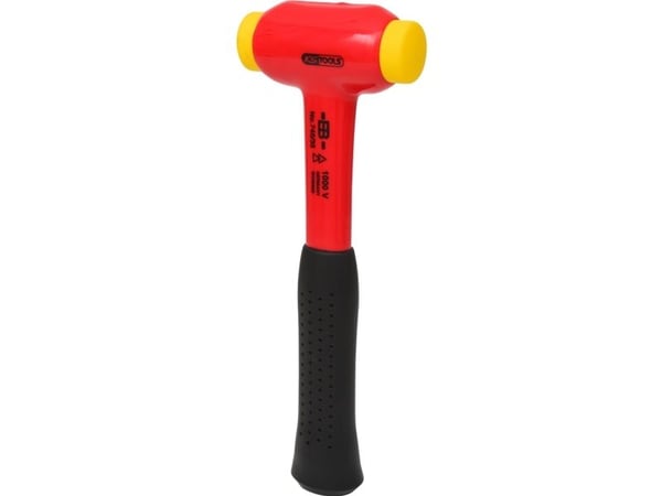 KS Tools 117.1127, Dødslagshammer, Poliamid, Sort, Rød, 31 cm, 790 g, 3,5 cm