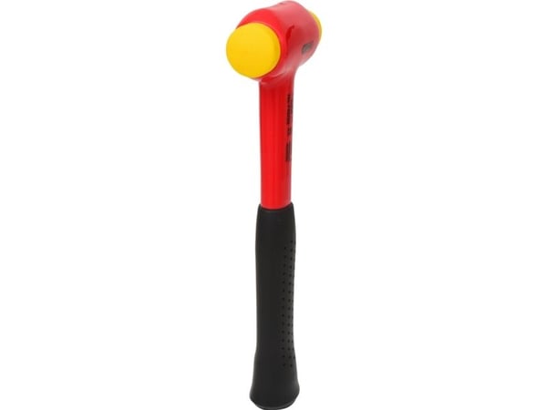 KS Tools 117.1127, Dødslagshammer, Poliamid, Sort, Rød, 31 cm, 790 g, 3,5 cm