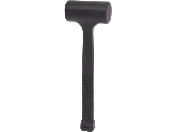 KS Tools 140.5252, Dødslagshammer, Polyuretan (PU), Fiberglass, Sort, 27 cm, 600 g