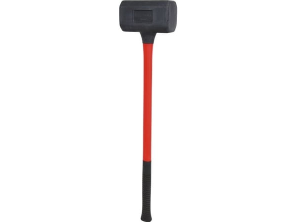 KS Tools 140.5259, Dødslagshammer, Polyuretan (PU), Fiberglass, Sort, Rød, 89 cm, 5,76 kg