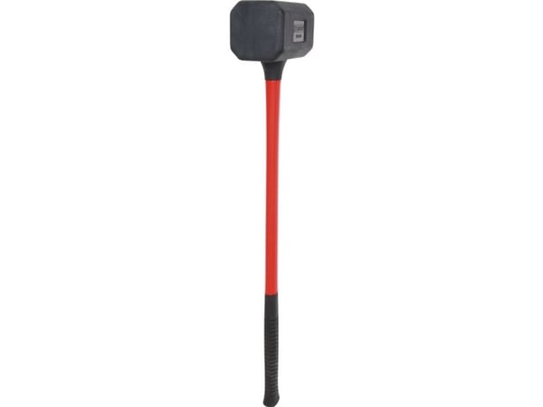 KS Tools 140.5259, Dødslagshammer, Polyuretan (PU), Fiberglass, Sort, Rød, 89 cm, 5,76 kg
