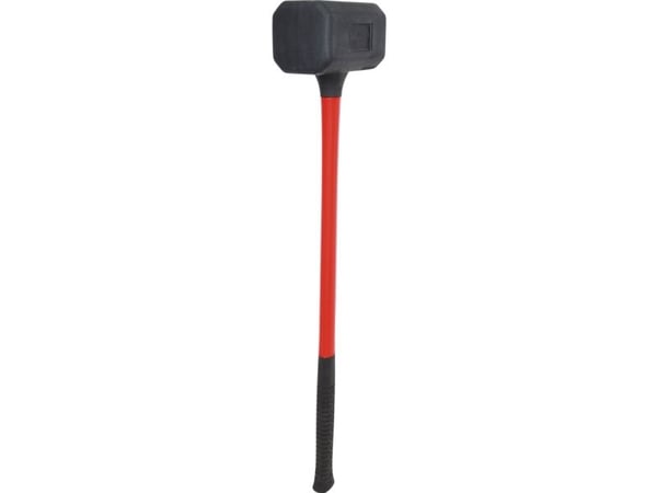 KS Tools 140.5259, Dødslagshammer, Polyuretan (PU), Fiberglass, Sort, Rød, 89 cm, 5,76 kg