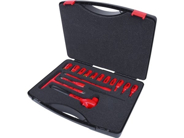 KS Tools 117.1883, Pistorasiasarja, 1/2", 15 pää(t), Terästä, IEC 60900, 3,99 kg