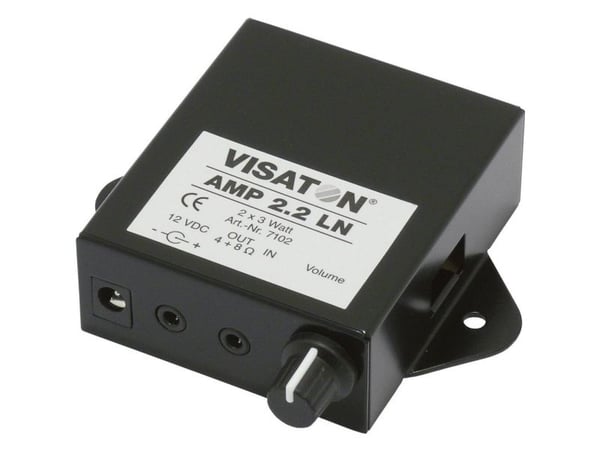 Visaton AMP 2.2 LN, 2.0 kanaler, 10%, 81 dB, 40 - 40000 hz, 3,5 mm, 178 g