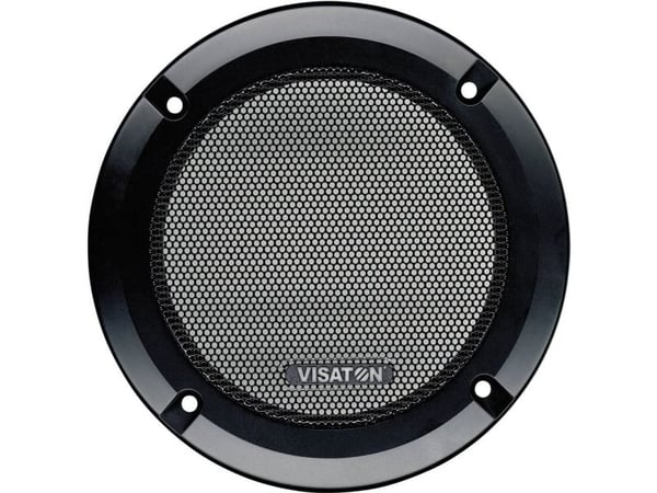 Visaton 4640, hardt gitter, svart, metall, rund