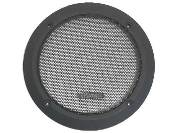 Visaton GRILLE 13 RS, Hård grill, Sort, Metall, Rund