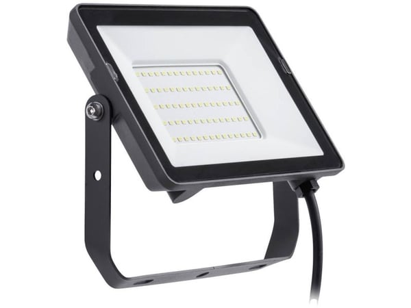 Philips ProjectLine - Flomlys - LED - 50 W - naturlig hvitt lys - 4000 K - flat - svart, blank