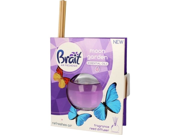 Brait luftrenande stickor + Moon Garden vätska 1 st (4 st + 40 ml)