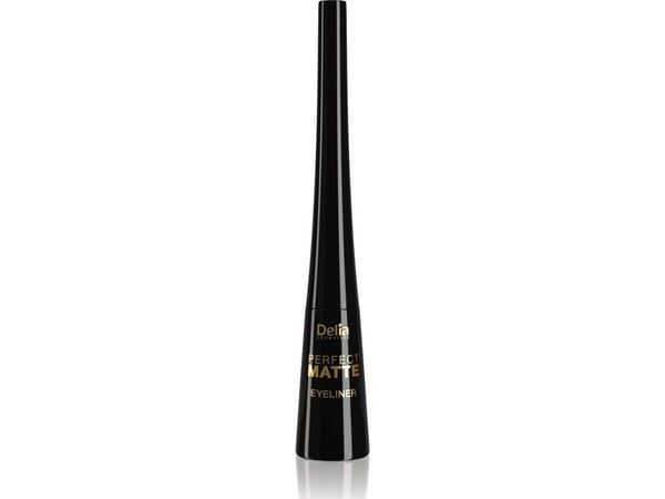 Delia Cosmetics Shape Master flytende eyeliner Perfect Matte - Black 4 ml