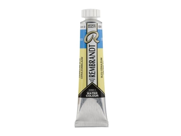 Rembrandt akvarelltube Cerulean Blue 534