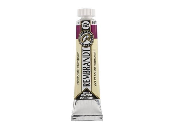 Rembrandt akvarelltube permanent rødfiolett 567