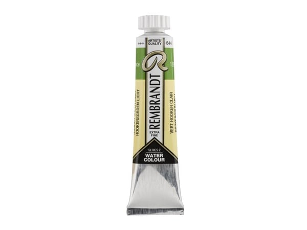 Schjerning Rembrandt akvarellrör 644 Hooker Green Light