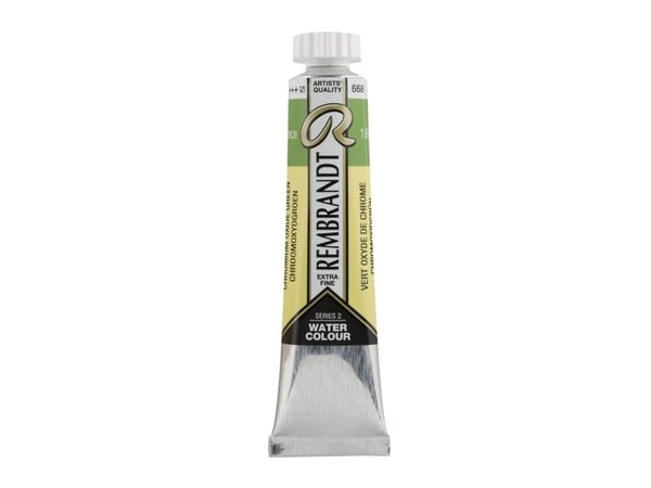 Rembrandt Watercolour Tube 20 ml Chromium Oxide Green 668