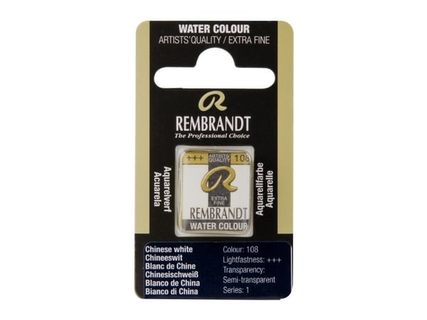 Rembrandt akvarellfarge Pan Chinese White 108