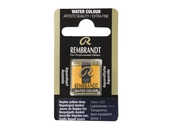Rembrandt akvarellpan Naples Yellow Deep 223
