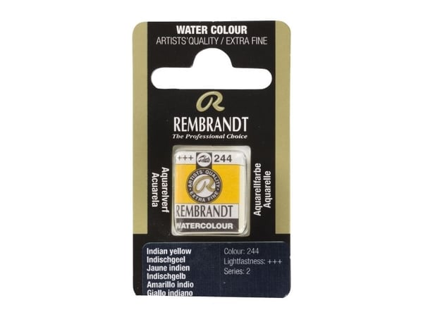 Rembrandt akvarell Pan Indian Yellow 244
