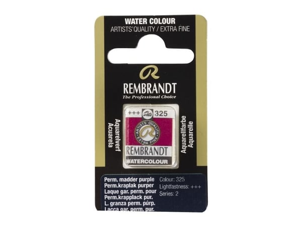 Rembrandt akvarellpanne permanent Madder Purple 325