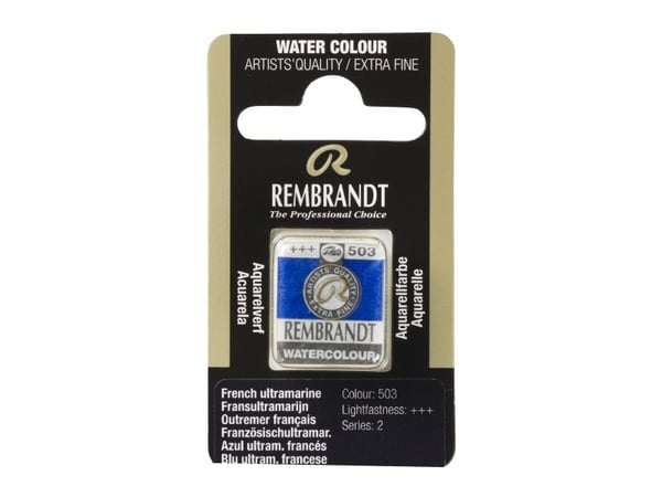 Rembrandt akvarell Pan French Ultramarine 503