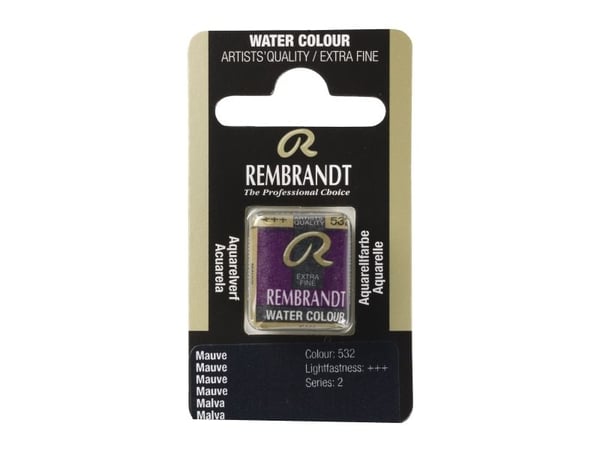 Rembrandt Watercolour Pan Mauve 532
