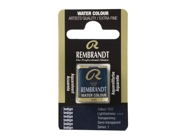 Rembrandt akvarell i pan Indigo 533