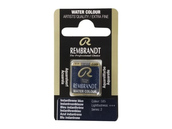 Rembrandt vattenfärg Pan Indanthrene Blue 585