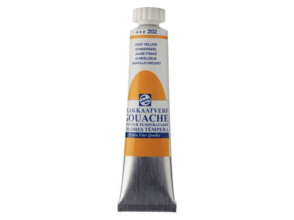 Talens Gouache Extra Fine Quality Tube 20 ml Deep Yellow 202