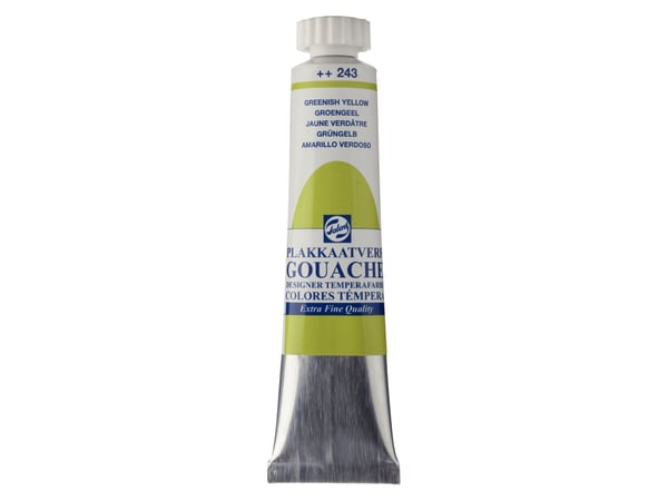 Talens Gouache Extra Fine kvalitet tub grønnlig gul 243