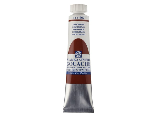 Talens Gouache Extra Fine Quality Tube  Deep Brown 402