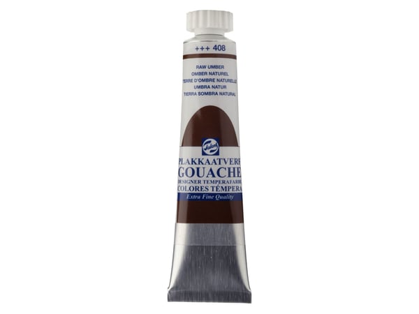 Talens Gouache Extra Fin Quality Tube 20 ml Raw Umber 408