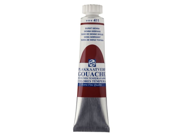 Talens Gouache Extra Fine Quality tub Burnt Sienna 411