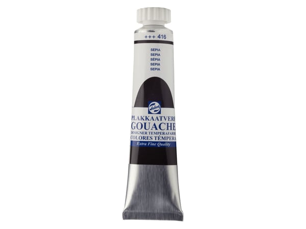 Schjerning Talens Gouache Extra Fine, 416 Sepia (putki)