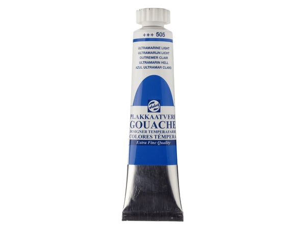 Talens Gouache Extra Fine Quality Tube Ultramarine Light 505