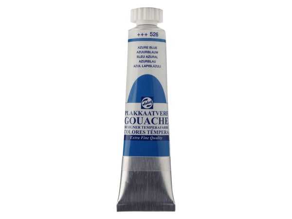 Talens gouache Extra Fine Tube Azure Blue 526