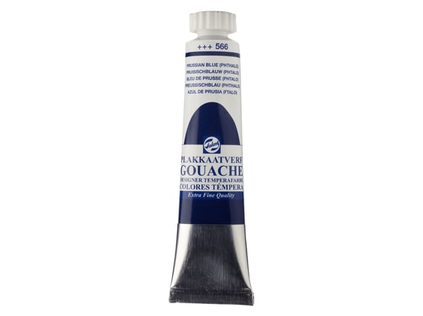 Talens Gouache Extra Fine Quality tube Preussisk blå (Phthalo) 566