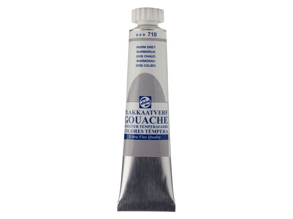 Talens Gouache Extra Fine (kvalitet) - Warm Grey 718 tube