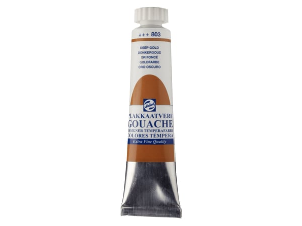 Talens Gouache Extra Fine fargetube 803 Deep Gold