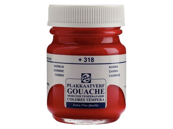 Talens Gouache Extra Fine 318 Crimson 1 pullo 1 pullo