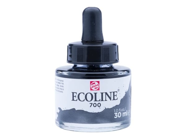 Ecoline flytende vannmalingflaske svart 700