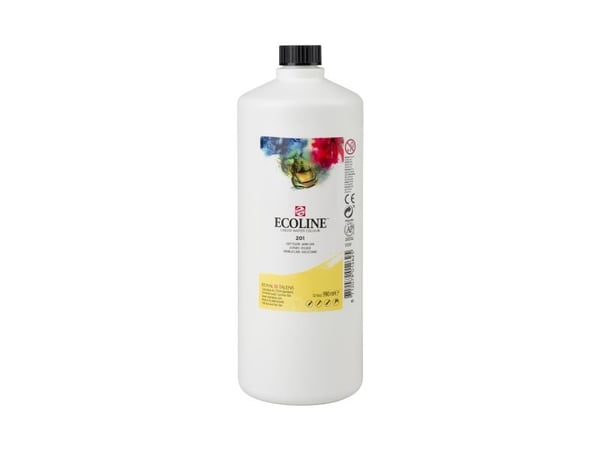 Ecoline Liquid Watercolour Bottle 990 ml Light Yellow 201