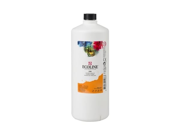 Ecoline Liquid Watercolour Bottle 990 ml Light Orange 236