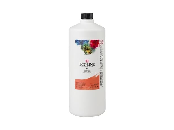 Ecoline Liquid Watercolour Bottle 990 ml Vermilion 311