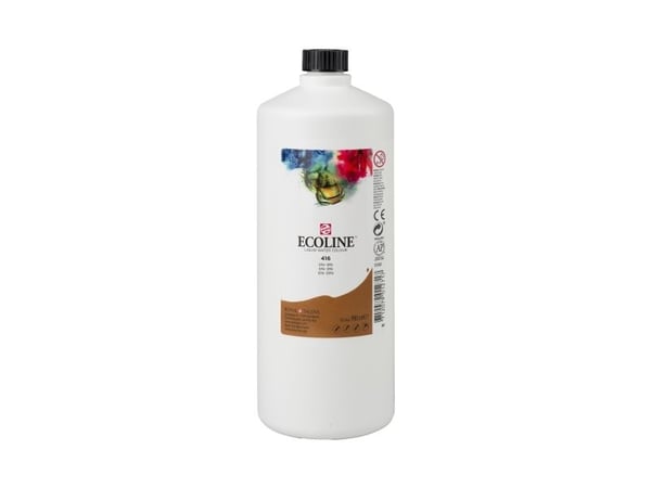 Schjerning Ecoline flytende akvarellflaske Sepia 416