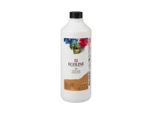 Ecoline Liquid Watercolour Bottle 490 ml Yellow Ochre 227