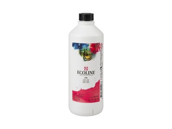 Ecoline Liquid Watercolour Bottle 490 ml Carmine 318