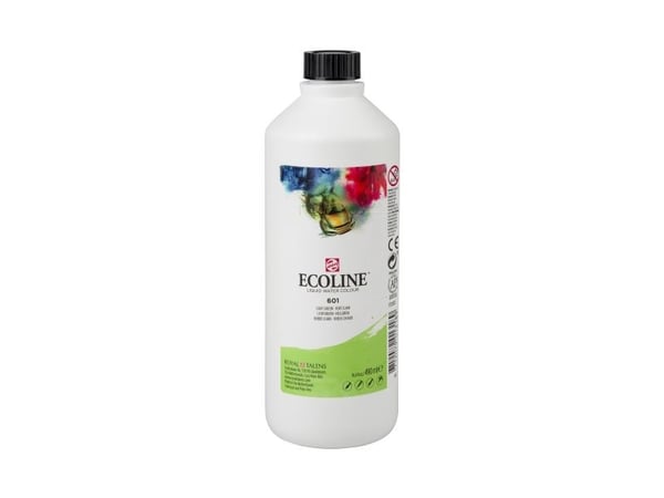 Ecoline flytande akvarellfärgflaska ljusgrön 601